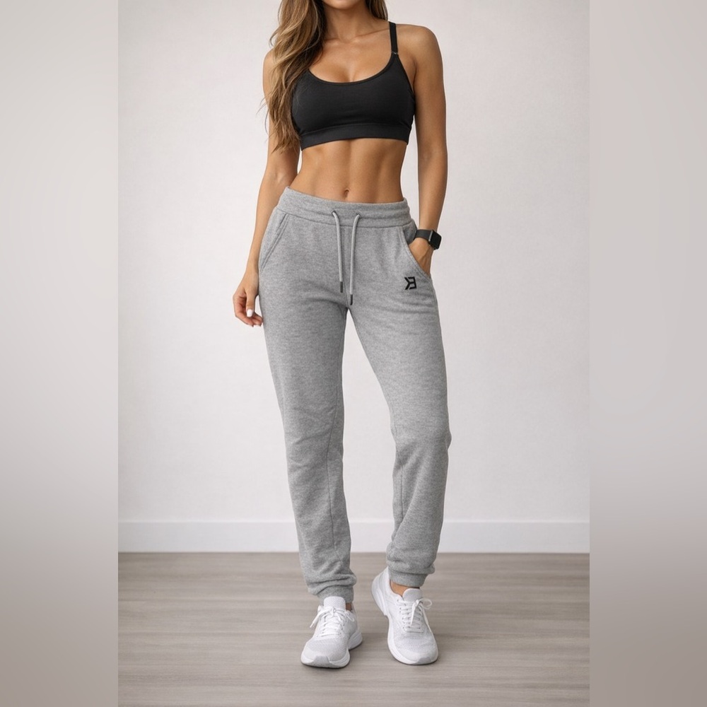 BETTER BODIES Heather Gray Sweatpants activewear size small